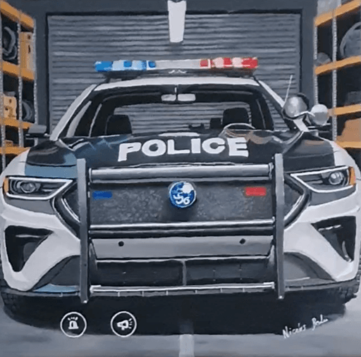Voiture de police américaine